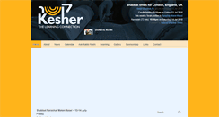 Desktop Screenshot of kesher.org.uk