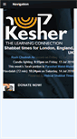 Mobile Screenshot of kesher.org.uk