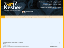 Tablet Screenshot of kesher.org.uk